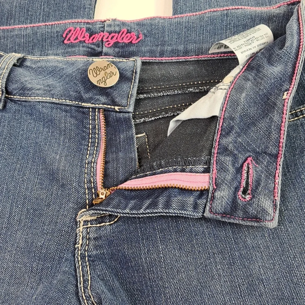 Wrangler Bootcut Mid-Rise Blue Jeans Size 7/8 ×32 Style 10MWBAR - Picture 14 of 15